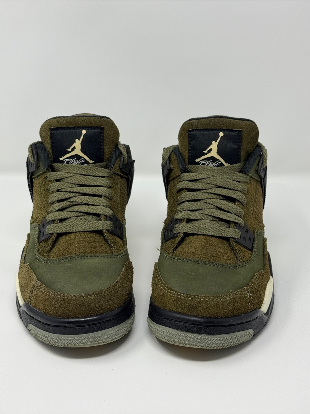 Size 5Y- Jordan 4 Retro SE Craft Medium Olive
